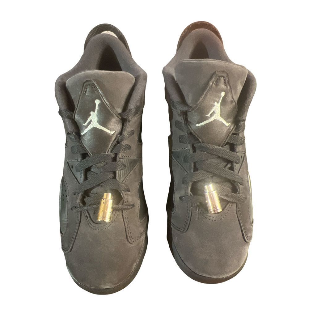Nike Air Jordan Retro 6 Low GS GREEN GLOW GREY MINT FOAM 768878-015 SZ 6Y